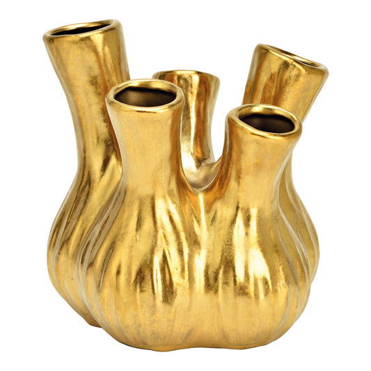 Vase Keramik aus Keramik - Gold - Design
