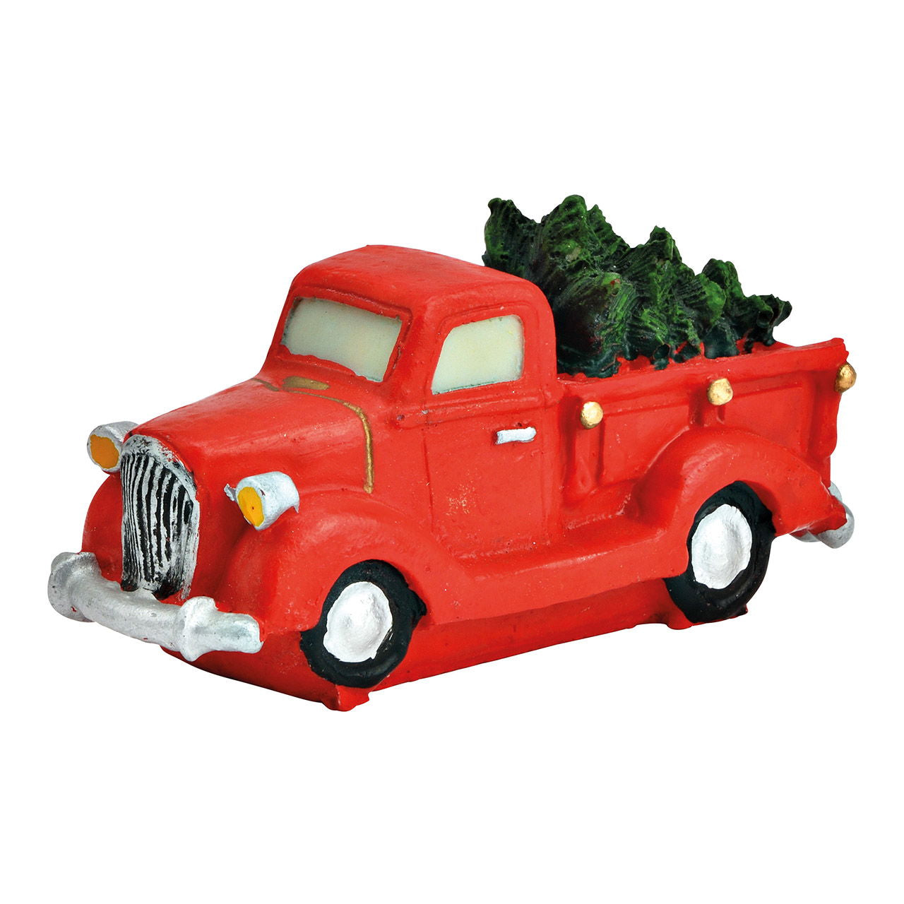 Geschmackvolle Deko Figur Lkw - Poly Rot