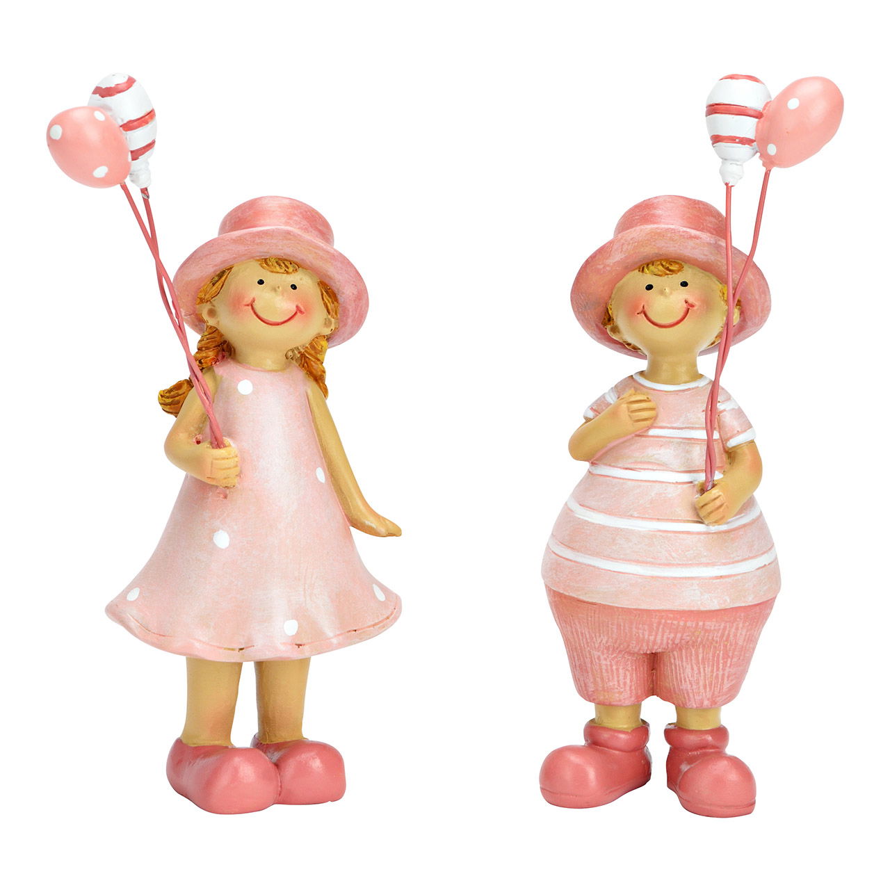 Hochwertige Figur Kinder - Poly in Rosa - Edle Ausführung