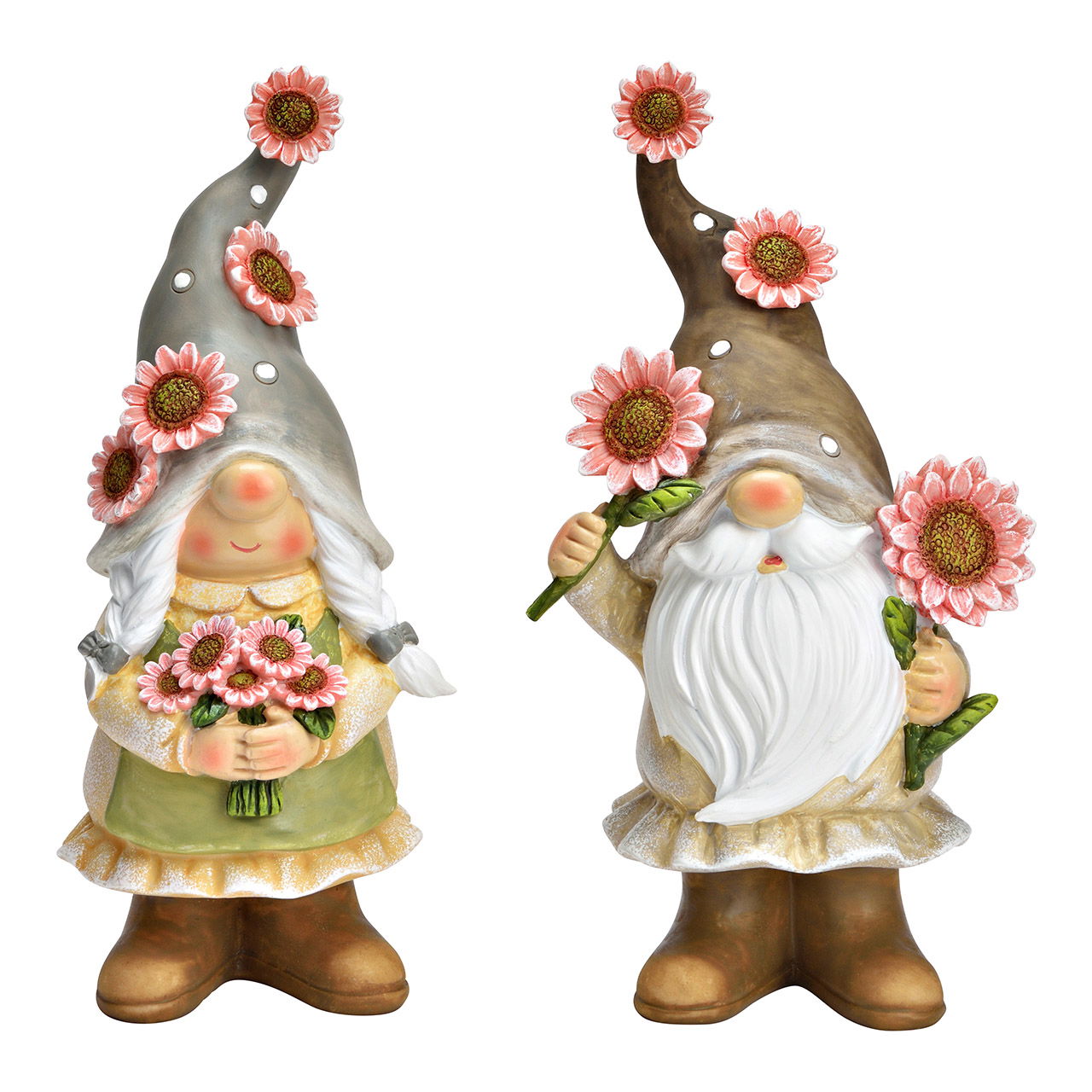 Elegante Figur Gartenzwerg aus Poly in - Kreative Gestaltung - Handarbeit