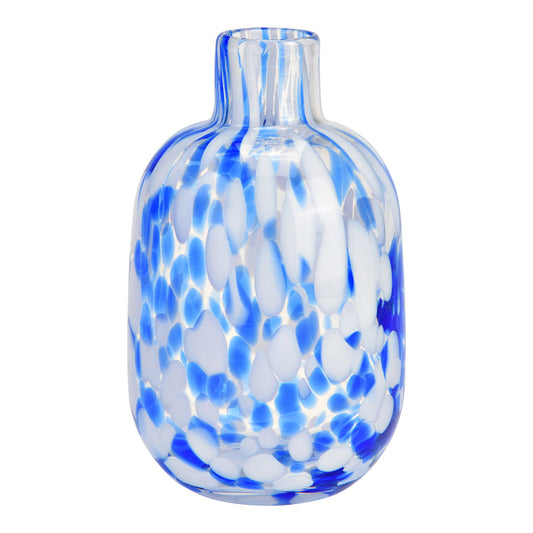 Vase Punkten Weiß - Glas - Höchste Qualität