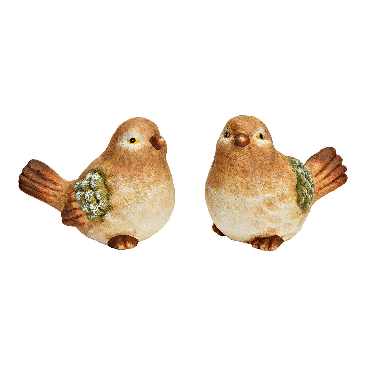 Premium Figur Vogel Keramik Braun - Hochwertige Qualität