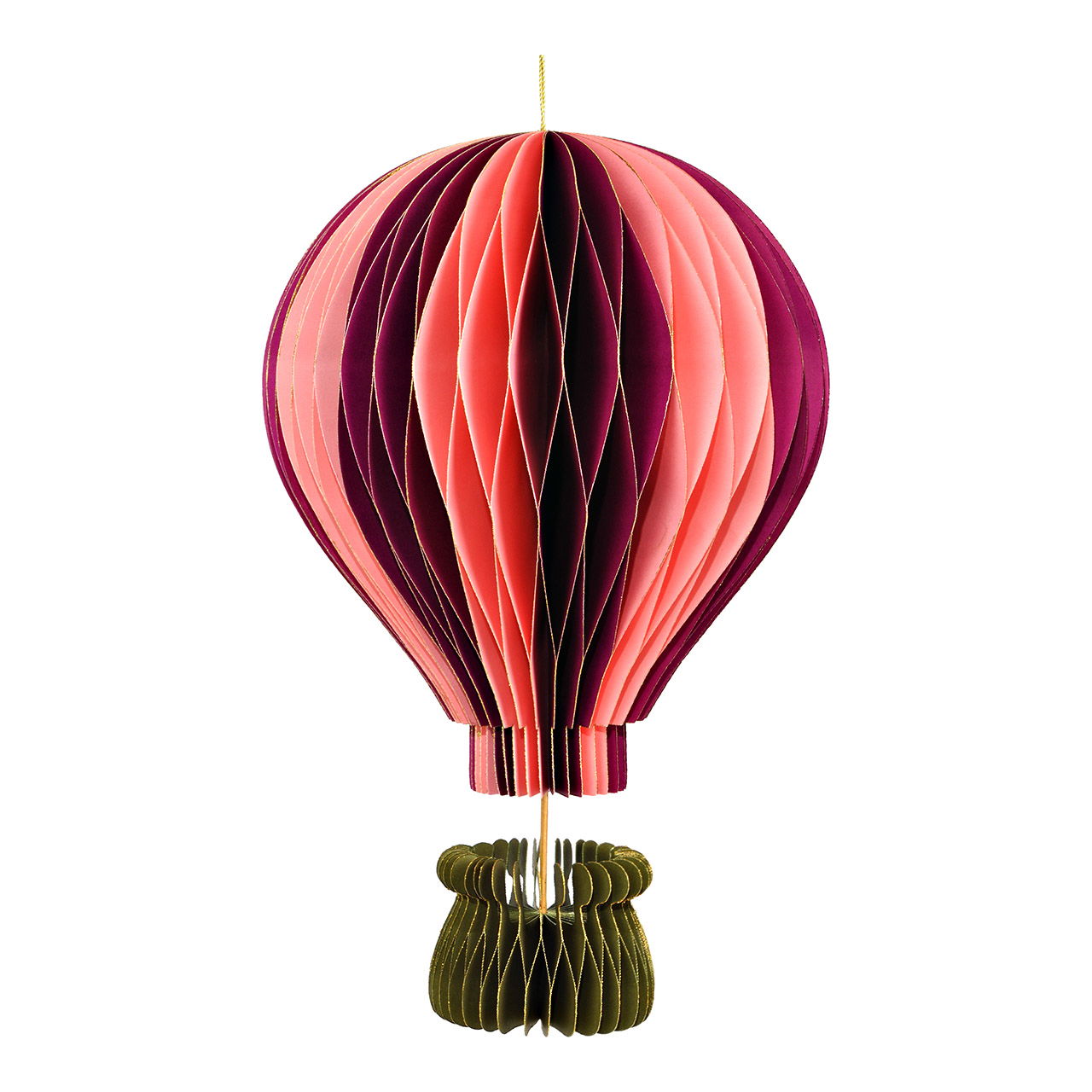 Designer Dekorationsobjekt Hänger - hochwertigem Material Pink - Einzigartiges Design