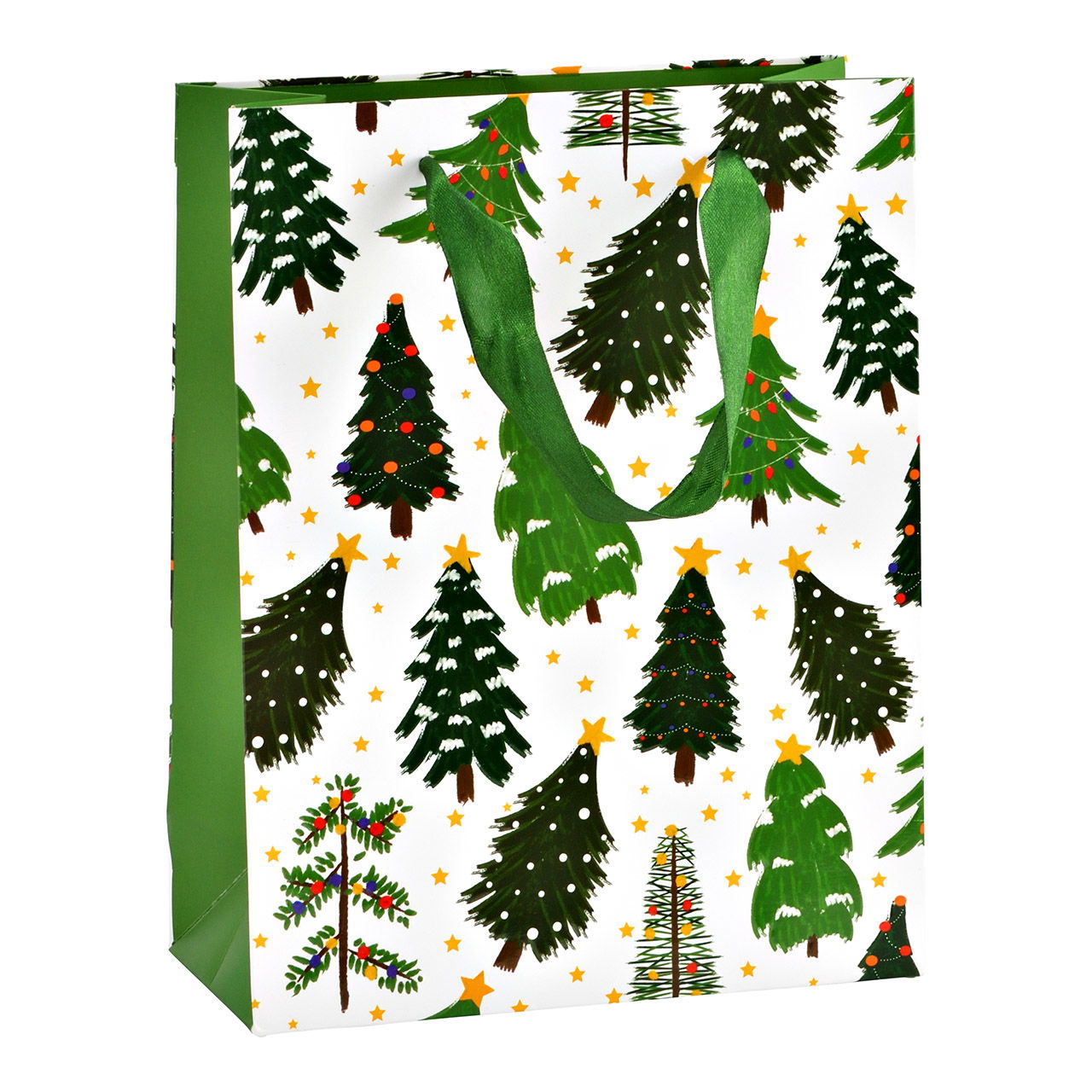 Exklusive Dekoobjekt Geschenktüte aus hochwertigem Material - Weiß - Geschmackvolle Deko