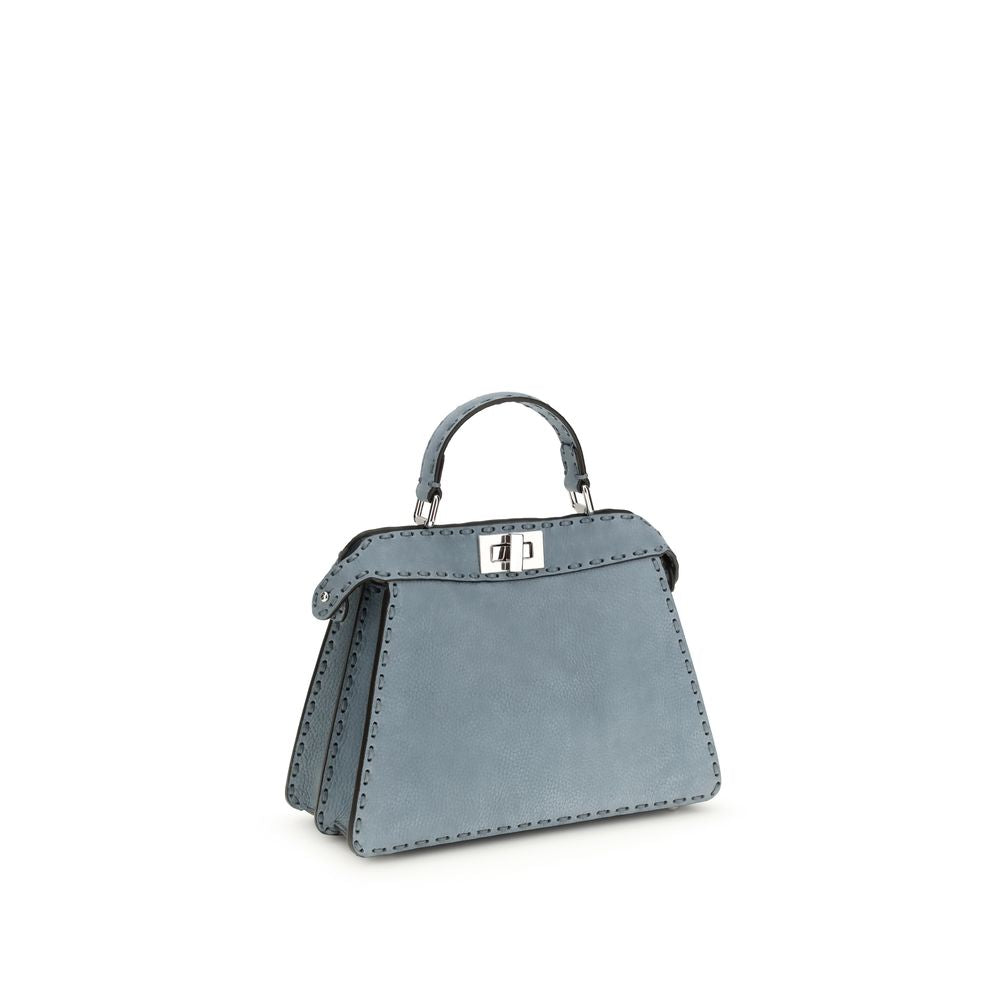 Handtasche aus blauem Kalbsleder Bos Taurus