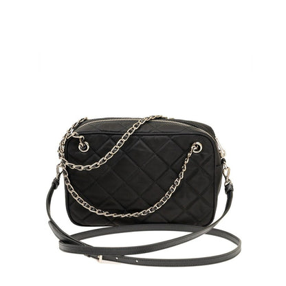 Prada Schwarze Nylon Crossbody-Tasche für Damen – Elegante Designer-Handtasche
