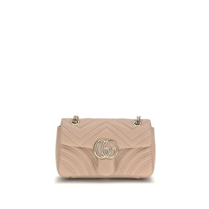 Gucci GG Marmont Schultertasche aus Kalbsleder in Multicolor