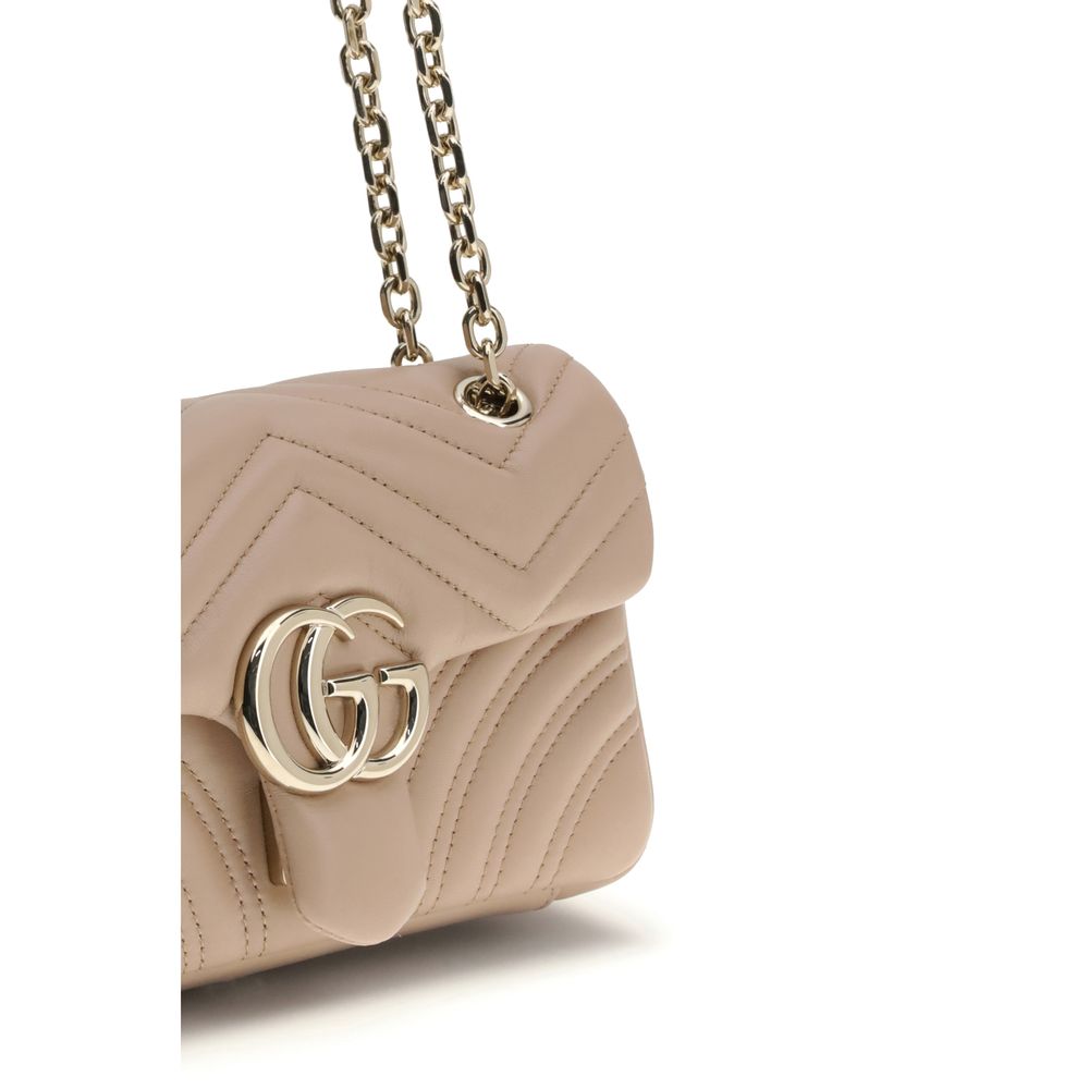 Gucci GG Marmont Schultertasche aus Kalbsleder in Multicolor