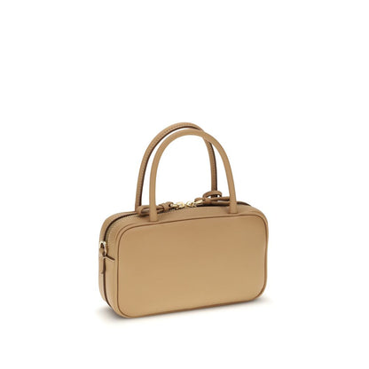 Prada Beige Calf Leather Bos Taurus Handtasche – Eleganz und Raffinesse