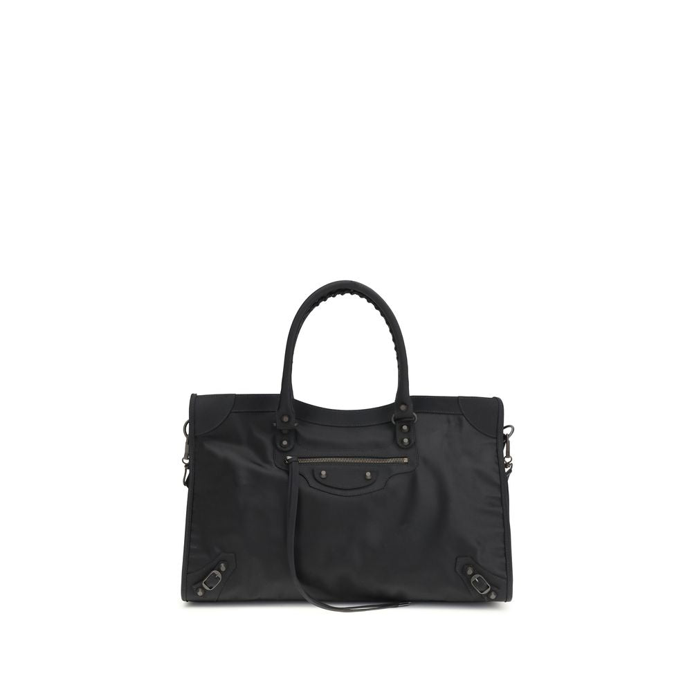 Balenciaga Le City Grande Handtasche in Schwarz aus Polyamid - Eleganz und Funktionalität