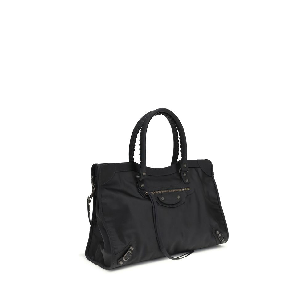 Balenciaga Le City Grande Handtasche in Schwarz aus Polyamid - Eleganz und Funktionalität