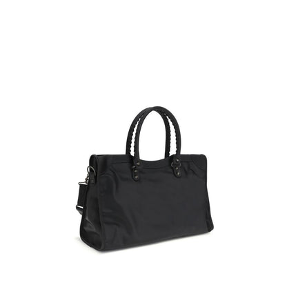 Balenciaga Le City Grande Handtasche in Schwarz aus Polyamid - Eleganz und Funktionalität