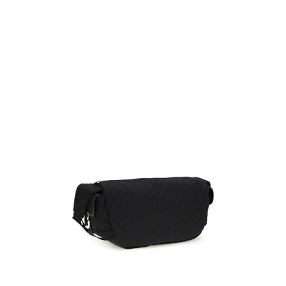 Gucci GG Fabric Schultertasche – Elegante, schwarze Designer-Handtasche