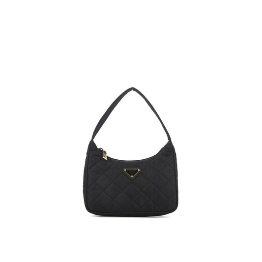Prada Schwarze Schultertasche aus Nylon – Elegante Damenhandtasche