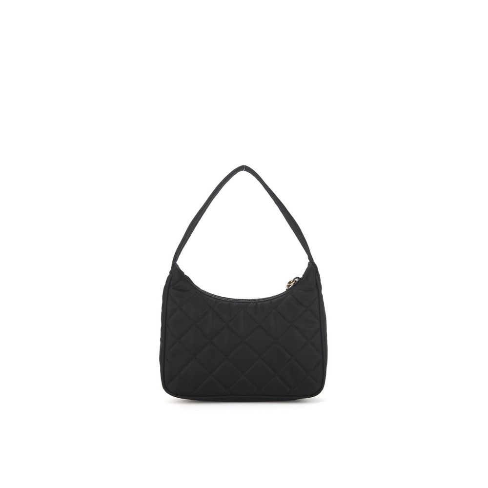 Prada Schwarze Schultertasche aus Nylon – Elegante Damenhandtasche