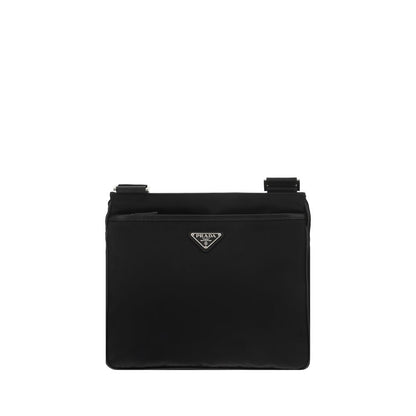 Prada Schwarze Schultertasche aus Nylon – Eleganz in Perfektion