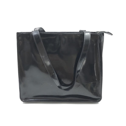 Chanel Schwarze Lackleder-Tote