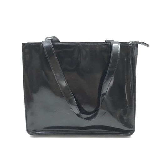 Chanel Schwarze Lackleder-Tote