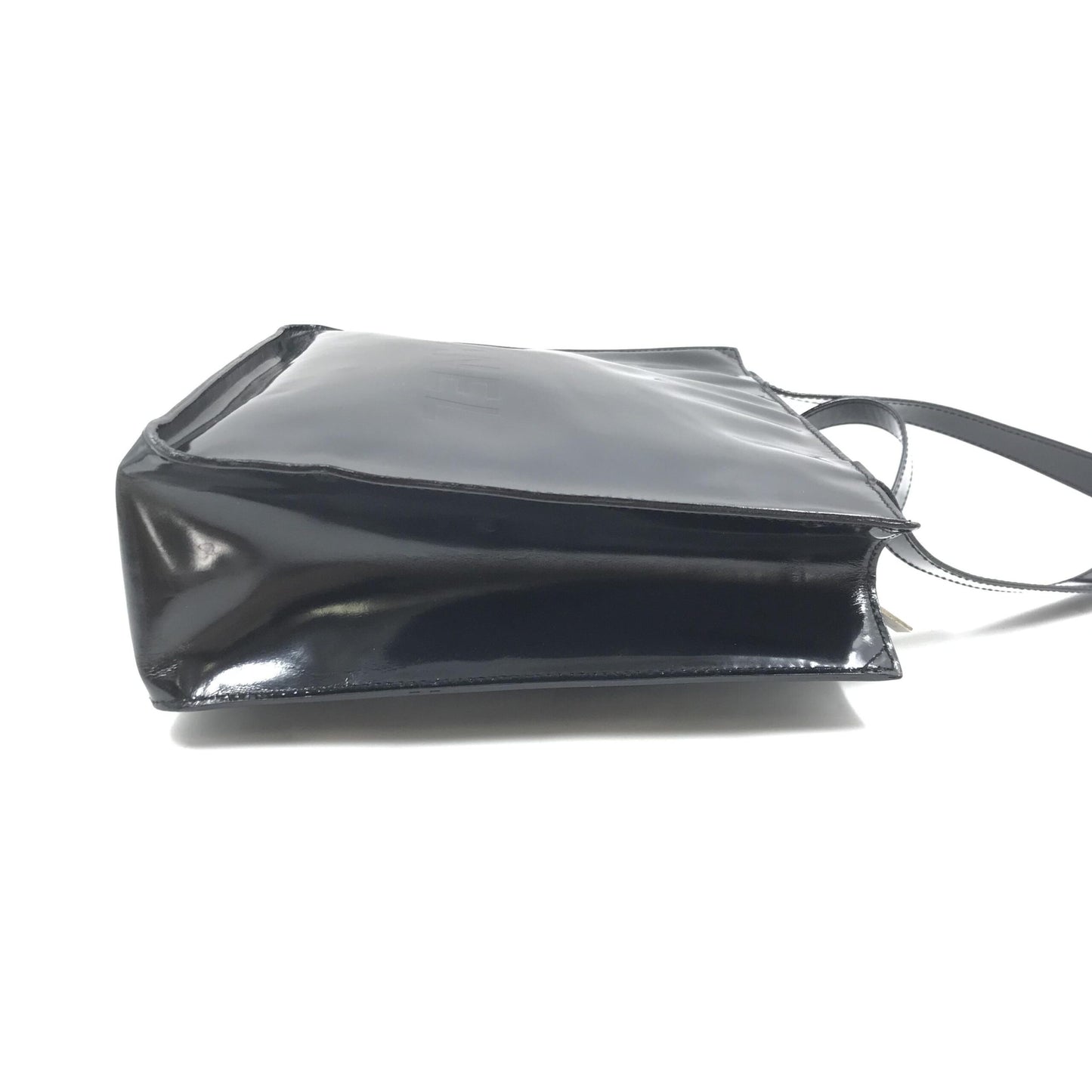 Chanel Schwarze Lackleder-Tote