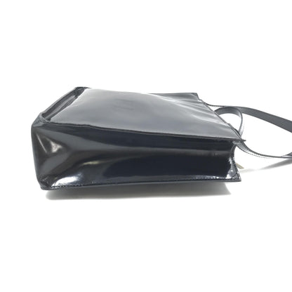 Chanel Schwarze Lackleder-Tote