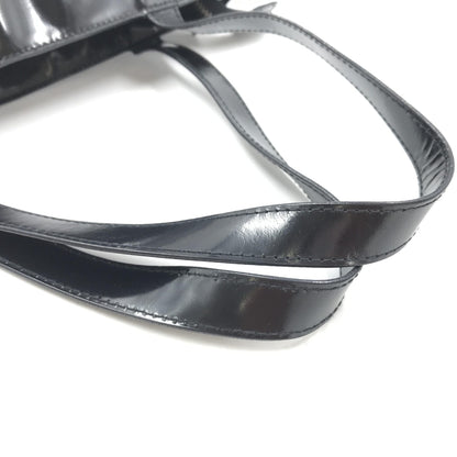 Chanel Schwarze Lackleder-Tote