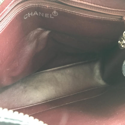 Chanel Schwarze Lackleder-Tote