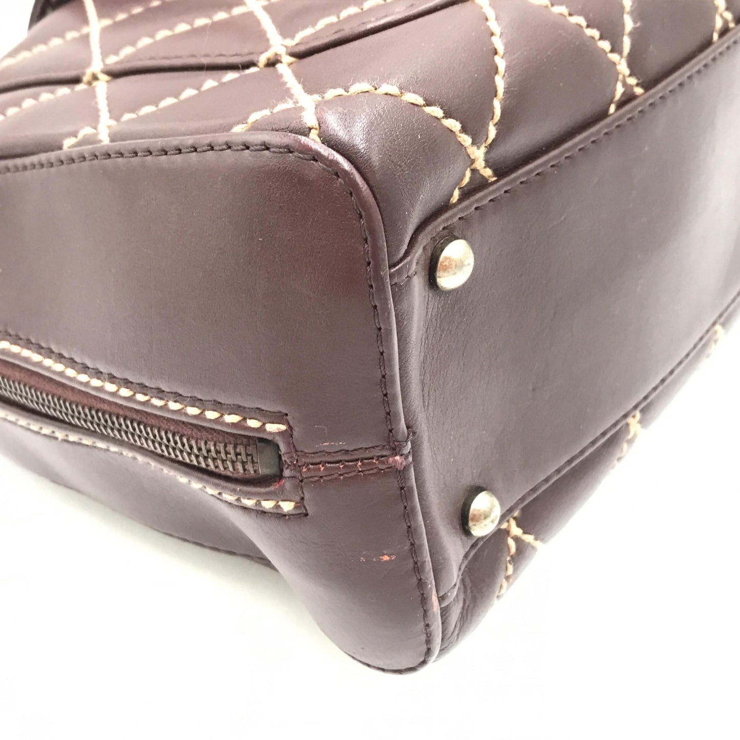 Chanel Wild Stitch Handbag Mini Boston in Rot – Luxus für Anspruchsvolle