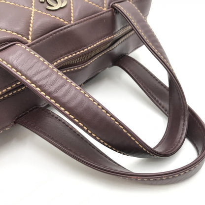 Chanel Wild Stitch Handbag Mini Boston in Rot – Luxus für Anspruchsvolle
