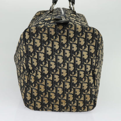 Dior Niebieska Torba Tote Canvas – Elegancka Torebka Vintage w Kolorze Granatowym