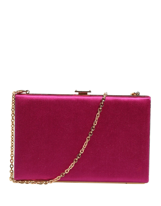 Dolce & Gabbana Pinke Baumwoll Clutch – Exklusive Abendtasche für Damen