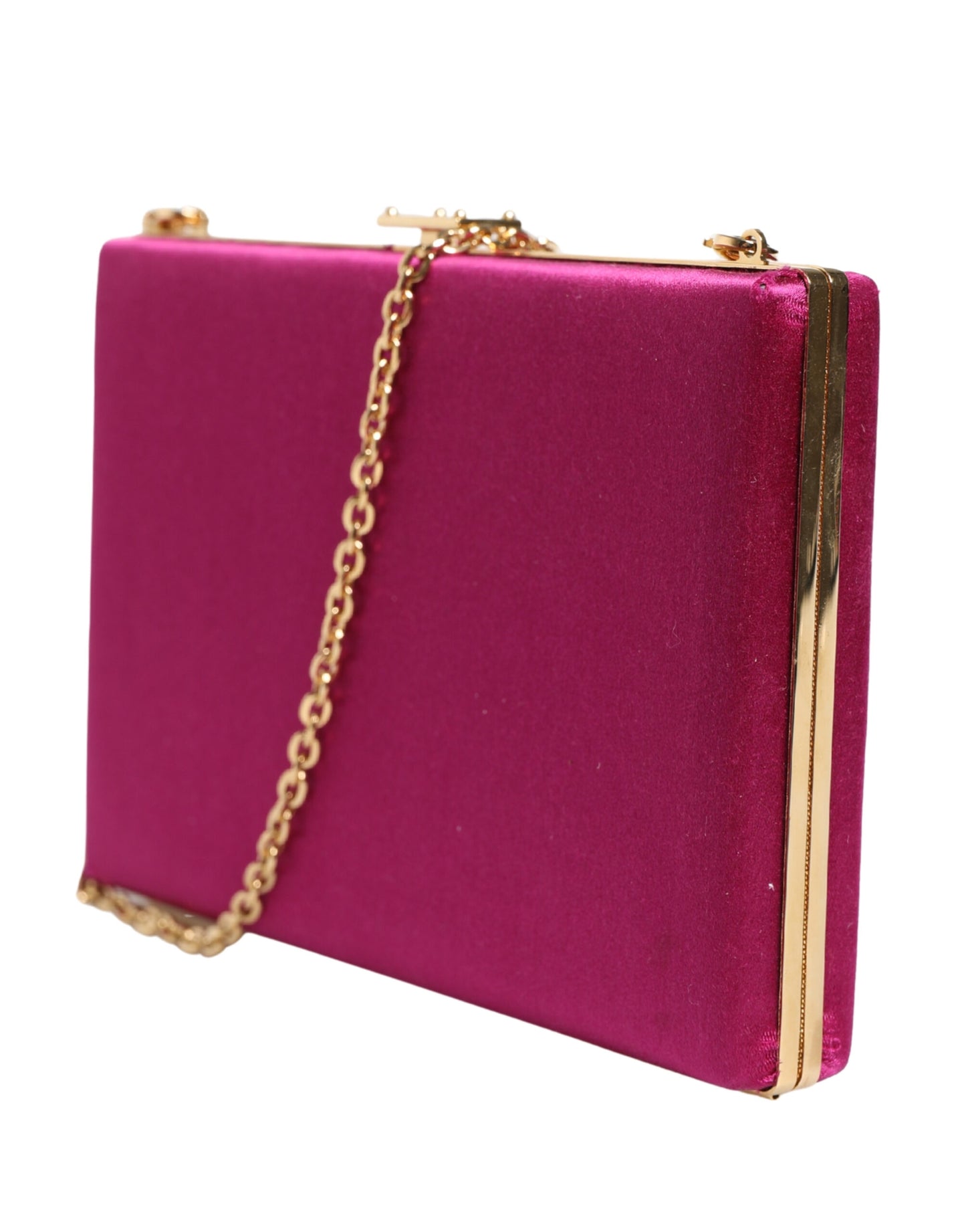 Dolce & Gabbana Pinke Baumwoll Clutch – Exklusive Abendtasche für Damen