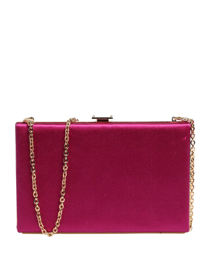 Dolce & Gabbana Pinke Baumwoll Clutch – Exklusive Abendtasche für Damen