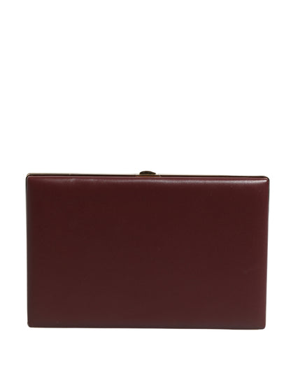 Dolce & Gabbana Braune Kalbsleder-Clutch für Damen – Elegante Abendtasche