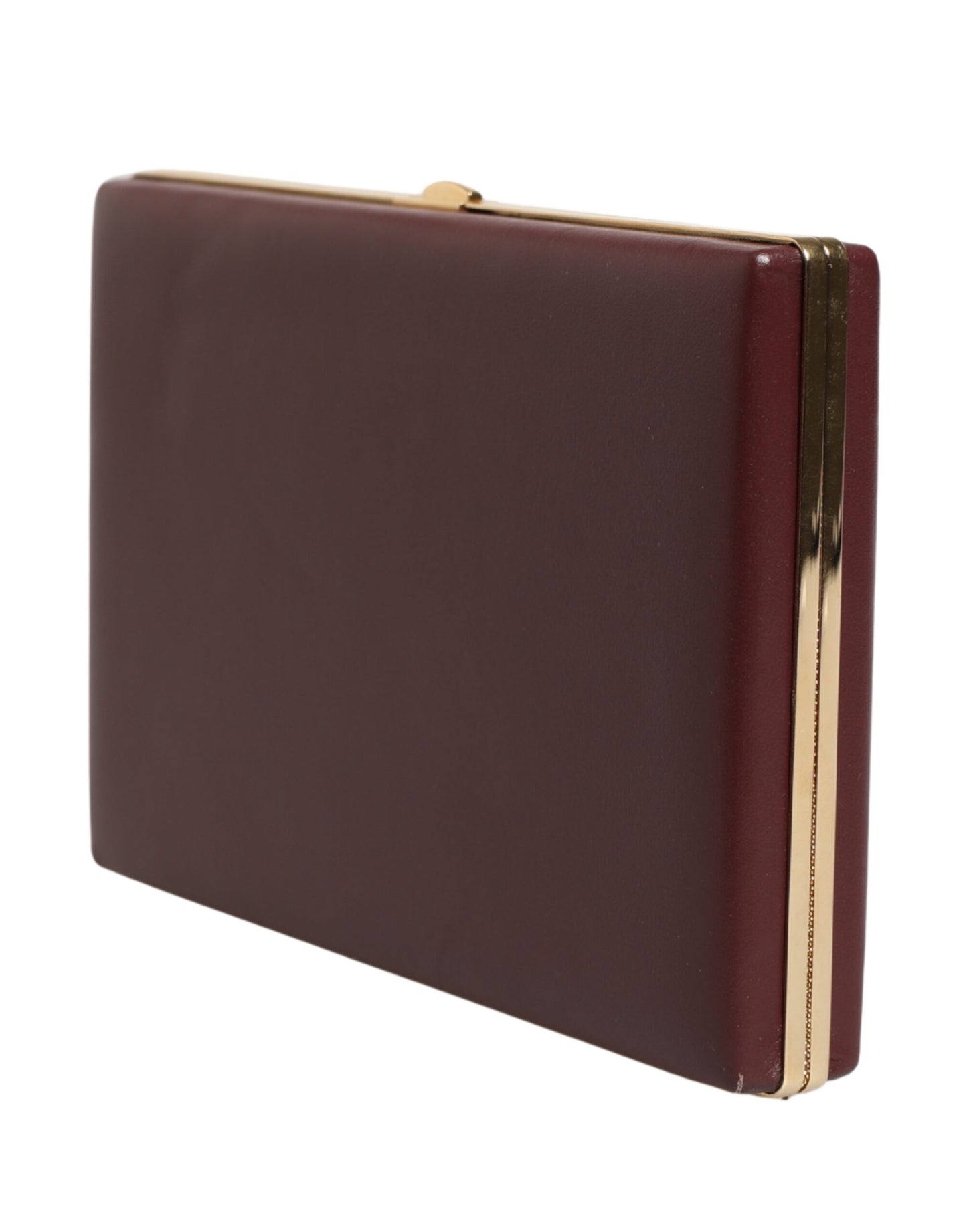 Dolce & Gabbana Braune Kalbsleder-Clutch für Damen – Elegante Abendtasche