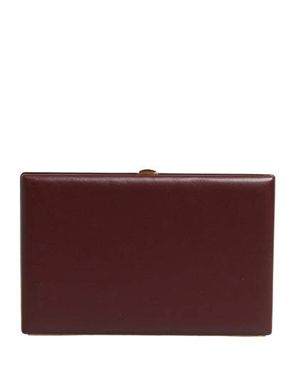 Dolce & Gabbana Braune Kalbsleder-Clutch für Damen – Elegante Abendtasche