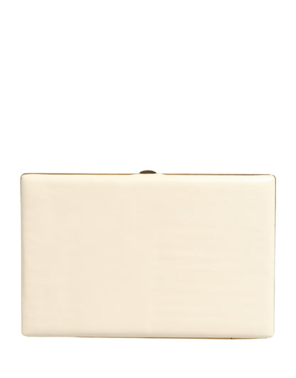 Dolce & Gabbana Weiße Lammleder-Clutch für Damen - Elegante Abendtasche