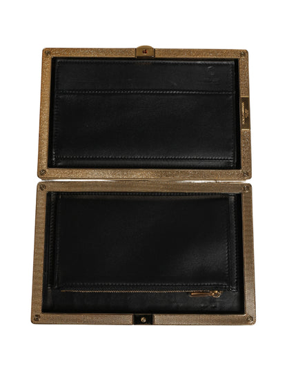 Dolce & Gabbana Weiße Lammleder-Clutch für Damen - Elegante Abendtasche