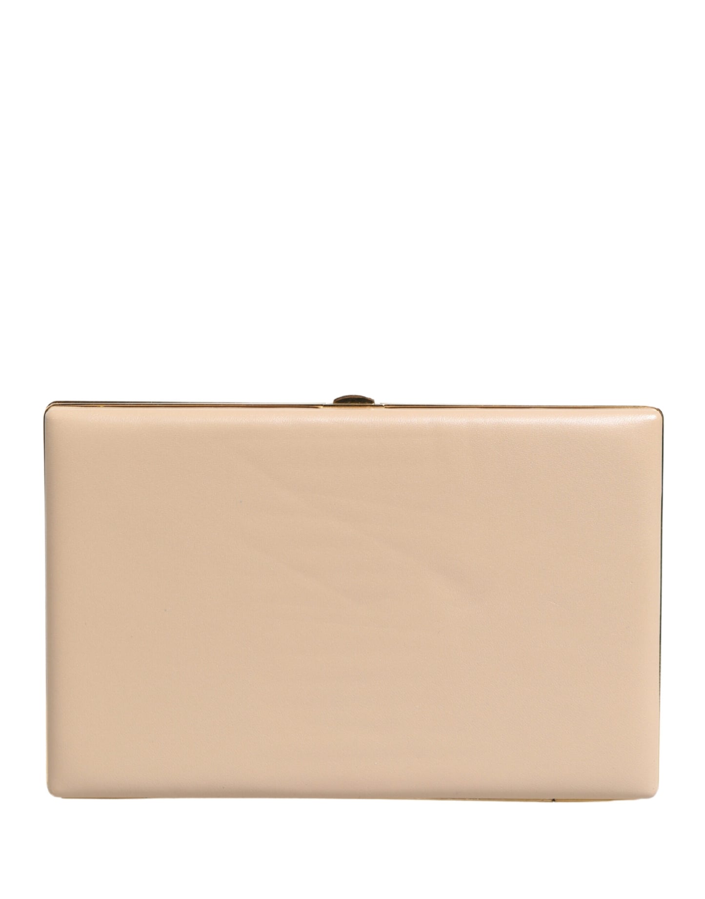 Dolce & Gabbana Beige Lammleder Clutch - Elegante Abendtasche für Damen