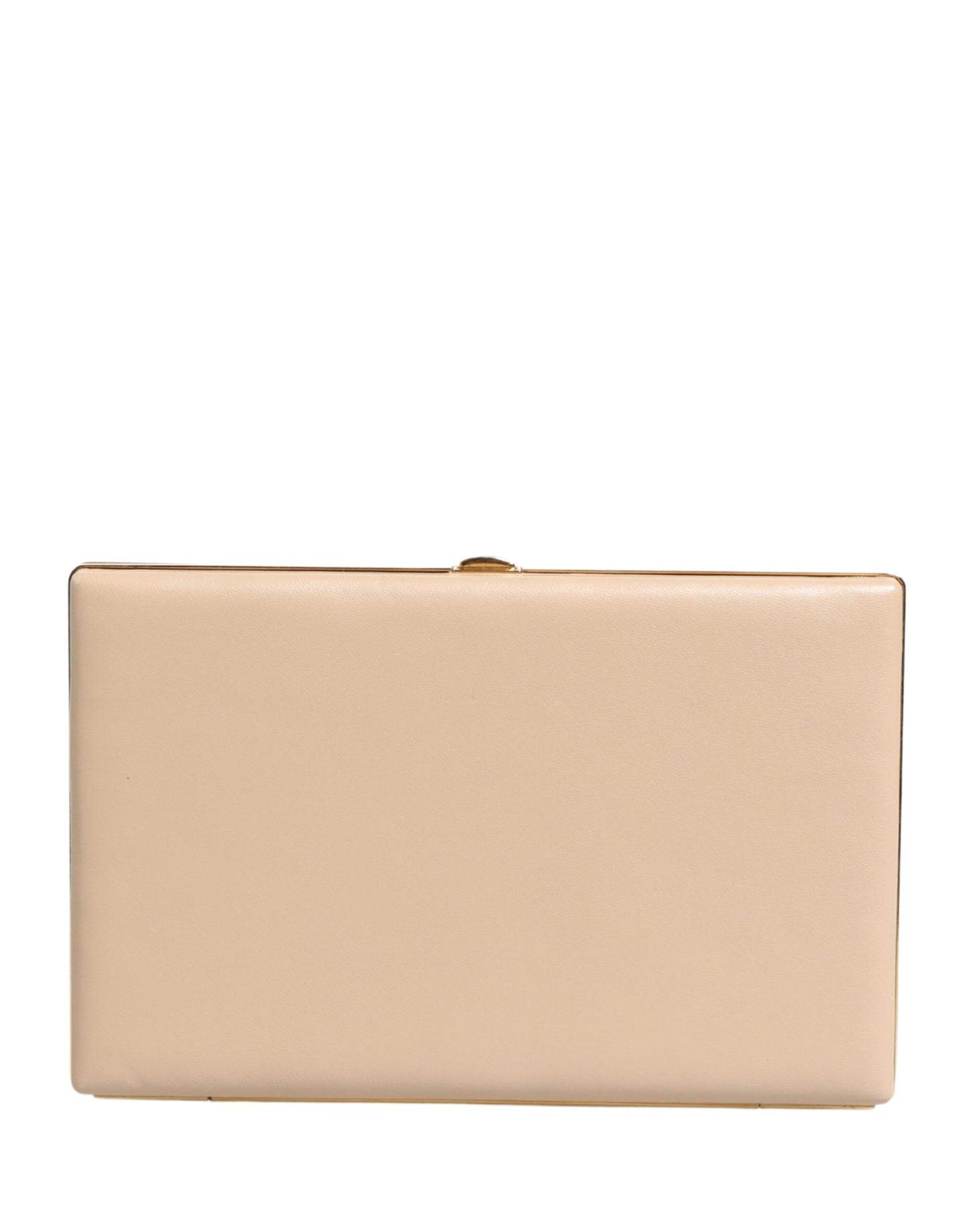 Dolce & Gabbana Beige Lammleder Clutch - Elegante Abendtasche für Damen