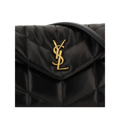 Saint Laurent Schwarze Puffer Toy Lammleder-Umhängetasche - Eleganz und Handwerkskunst vereint