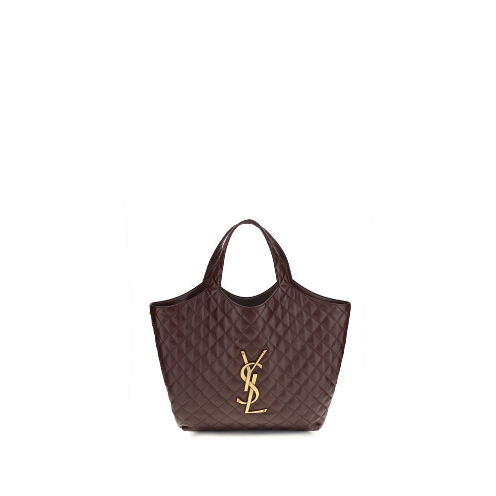 Icare Schultertasche aus bordeauxrotem Lammleder von Saint Laurent – Eleganz neu definiert