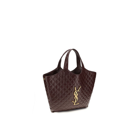 Icare Schultertasche aus bordeauxrotem Lammleder von Saint Laurent – Eleganz neu definiert