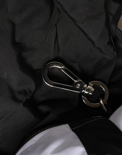 Dolce & Gabbana Herren Schwarze Polyester Panda Stofftasche "Ecobag" - Luxus für Jeden Tag
