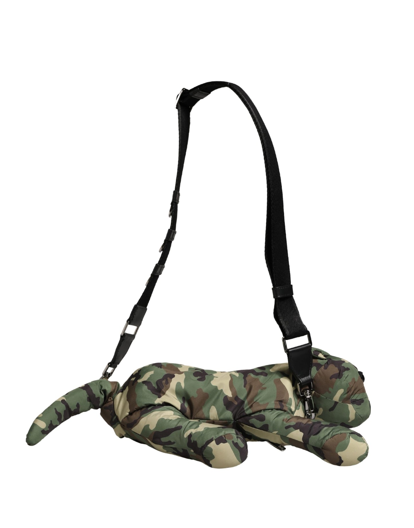 Dolce & Gabbana Gürteltasche in Multicolor-Camouflage mit Tier-Silhouette – Exklusives Design-Accessoire