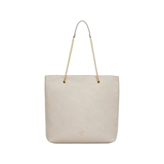Calvin Klein MINIMAL MONOGRAM CHAIN TOTE LV04F3204G - Elegante Handtasche für Damen