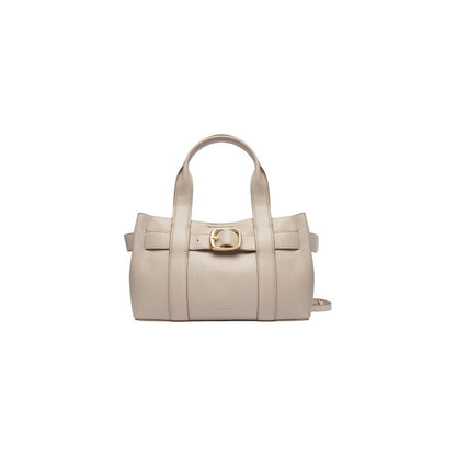 Calvin Klein Graue Handtasche BUCKLE MINI TOTE WITH STRAP