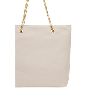 Calvin Klein MINIMAL MONOGRAM CHAIN TOTE LV04F3204G - Elegancka torebka damska
