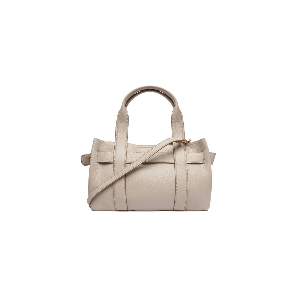 Calvin Klein Graue Handtasche BUCKLE MINI TOTE WITH STRAP
