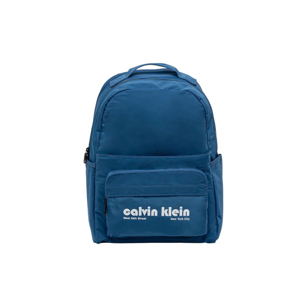 Calvin Klein Blauer Rucksack aus recyceltem Polyester