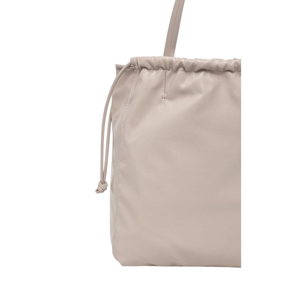 Calvin Klein DRAWSTRING TOTE LV04K3159G – Elegante Beige Handtasche für Damen